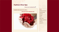 Desktop Screenshot of fashiondivaspa.com