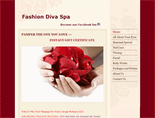 Tablet Screenshot of fashiondivaspa.com
